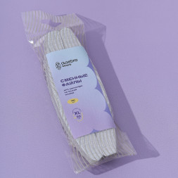 ALGEBRA BEAUTY   HARD GRAY   Тонкие   XL   #120   (50шт)   Сменные  файлы для пилки без подложки