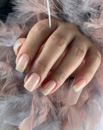 ONE NAIL   Gel CAMO SHINE   #05   30г (шайба)  Гель для моделирования средне-жидкий с хлопьями Юки