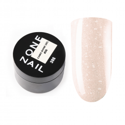 ONE NAIL   Gel CAMO SHINE   #06   30г (шайба)  Гель для моделирования средне-жидкий с хлопьями Юки